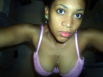 Wild black babe in
